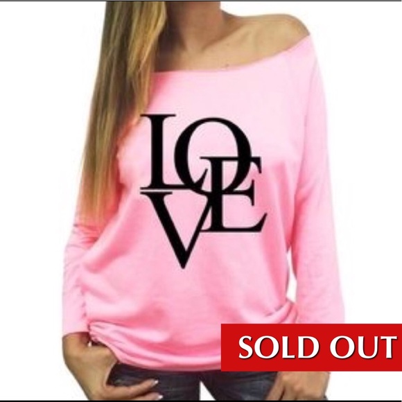 The White Lotus Boutique Tops - SOLD OUT ❤️ You Stole My Heart! LOVE Sweatshirt
